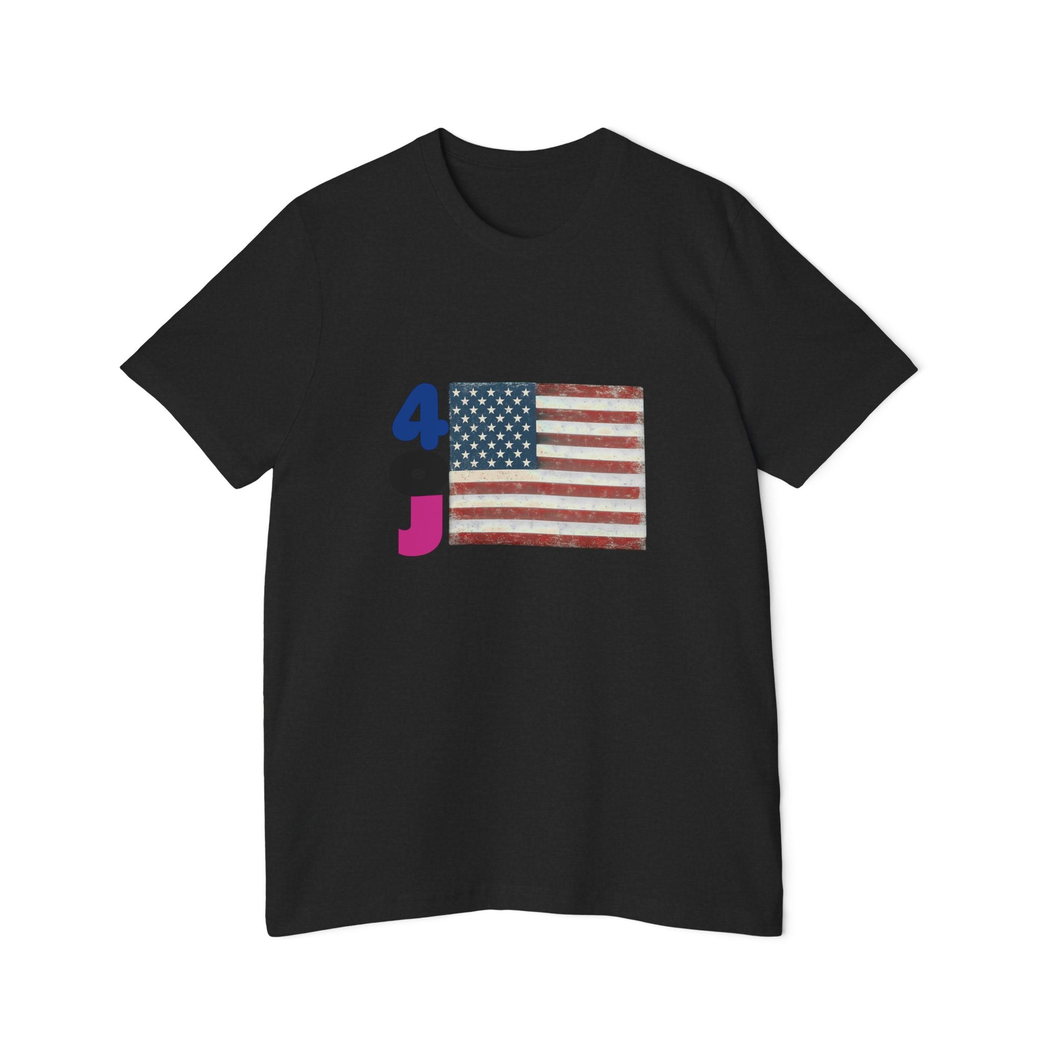 USA Flag Short-Sleeve T-Shirt, Patriotic Tee for Independence Day, Casual Wear, Gift for Veterans, Summer Style Printify