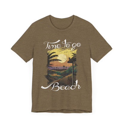 Il est temps d’aller à la plage Tee-shirt unisexe 