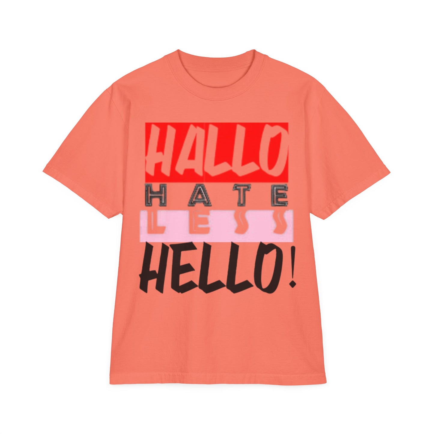 Hate Less Unisex Drop-Shoulder T-Shirt - Trendy Casual Wear
