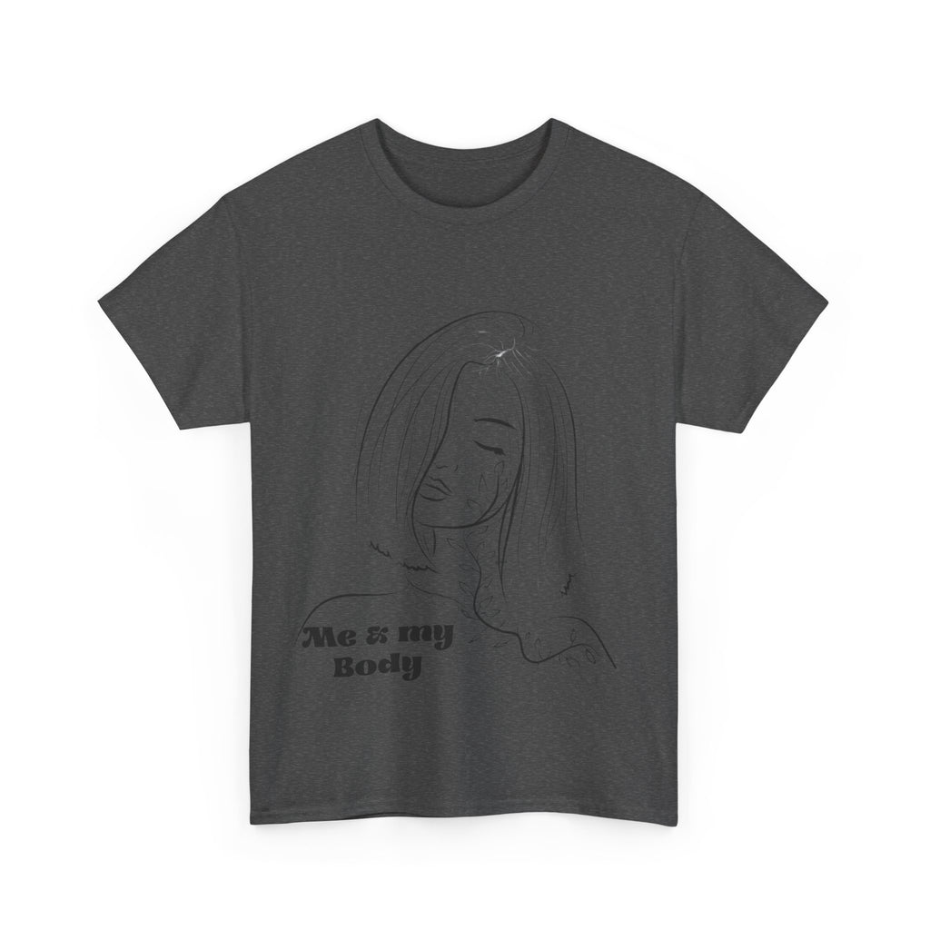 Unisex Faded Cotton Me my Body  Tee