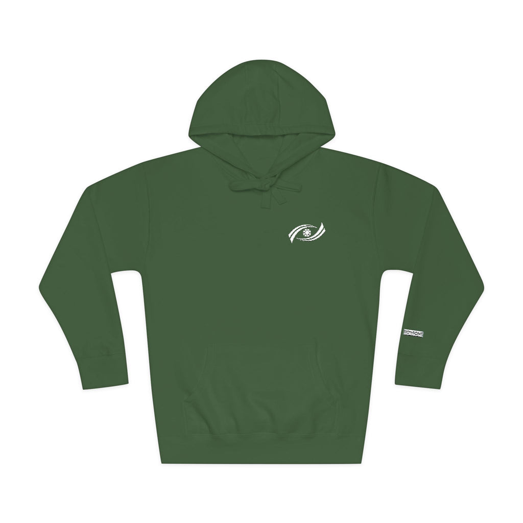 Cozy Unisex Fleece Hoodie with Artistic Design, Casual Wear, Gift for Him/Her, Fall Fashion, Everyday Comfort Printify