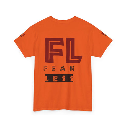 Fearless Graphic Unisex Heavy Cotton Tee - Bold Statement Shirt