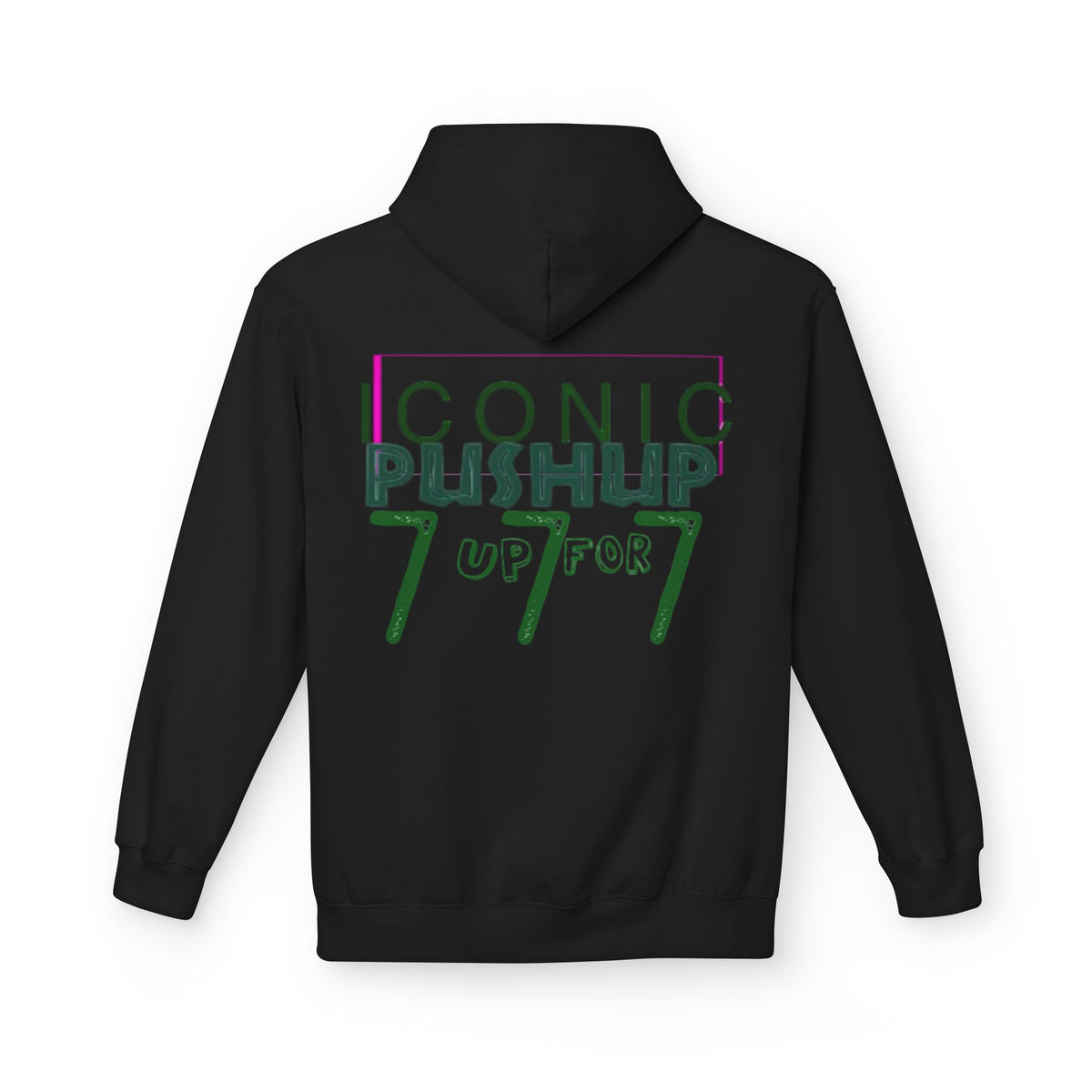 Iconic Push-Up Fleece Hoodie - Trendy Unisex Sweatshirt