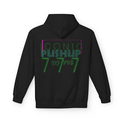 Iconic Push-Up Fleece Hoodie - Trendy Unisex Sweatshirt