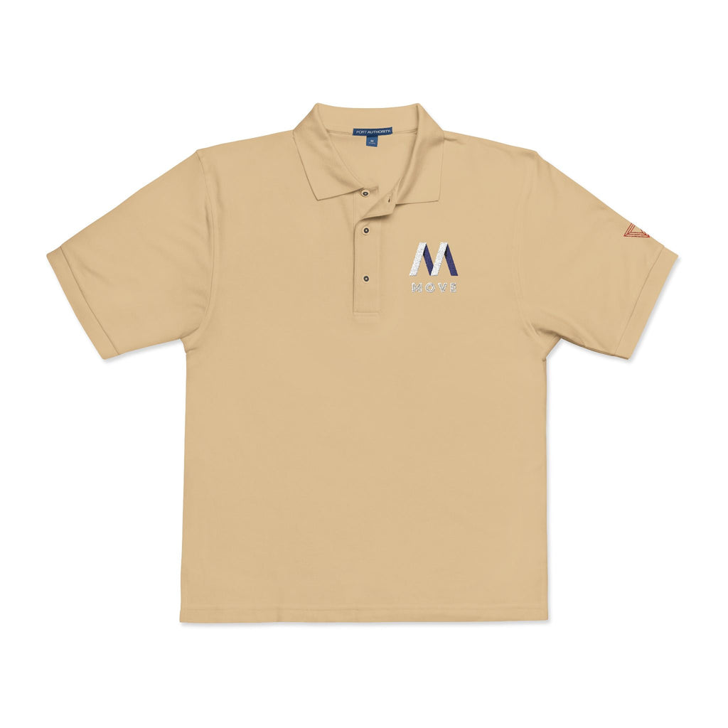 Stylish Unisex Polo Shirt with Triangle Embroidery, Casual Wear, Gift for Him/Her, Perfect for Work, Weekend, Sports, Events Printify