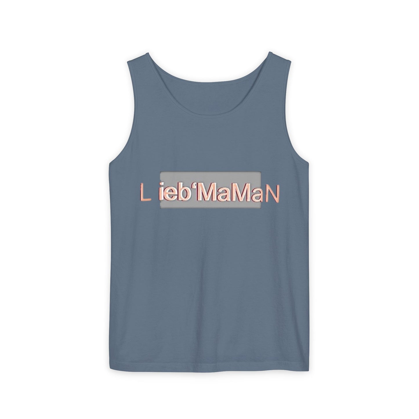 Lieb'MaMan Unisex Garment-Dyed Tank Top - Stylish and Comfortable Summer Wear
