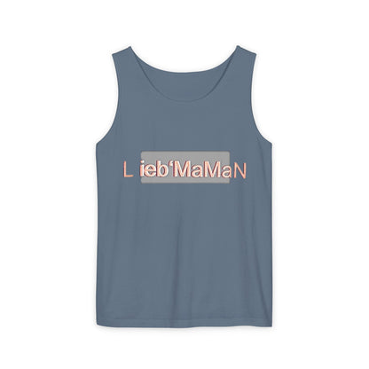 Lieb'MaMan Unisex Garment-Dyed Tank Top - Stylish and Comfortable Summer Wear