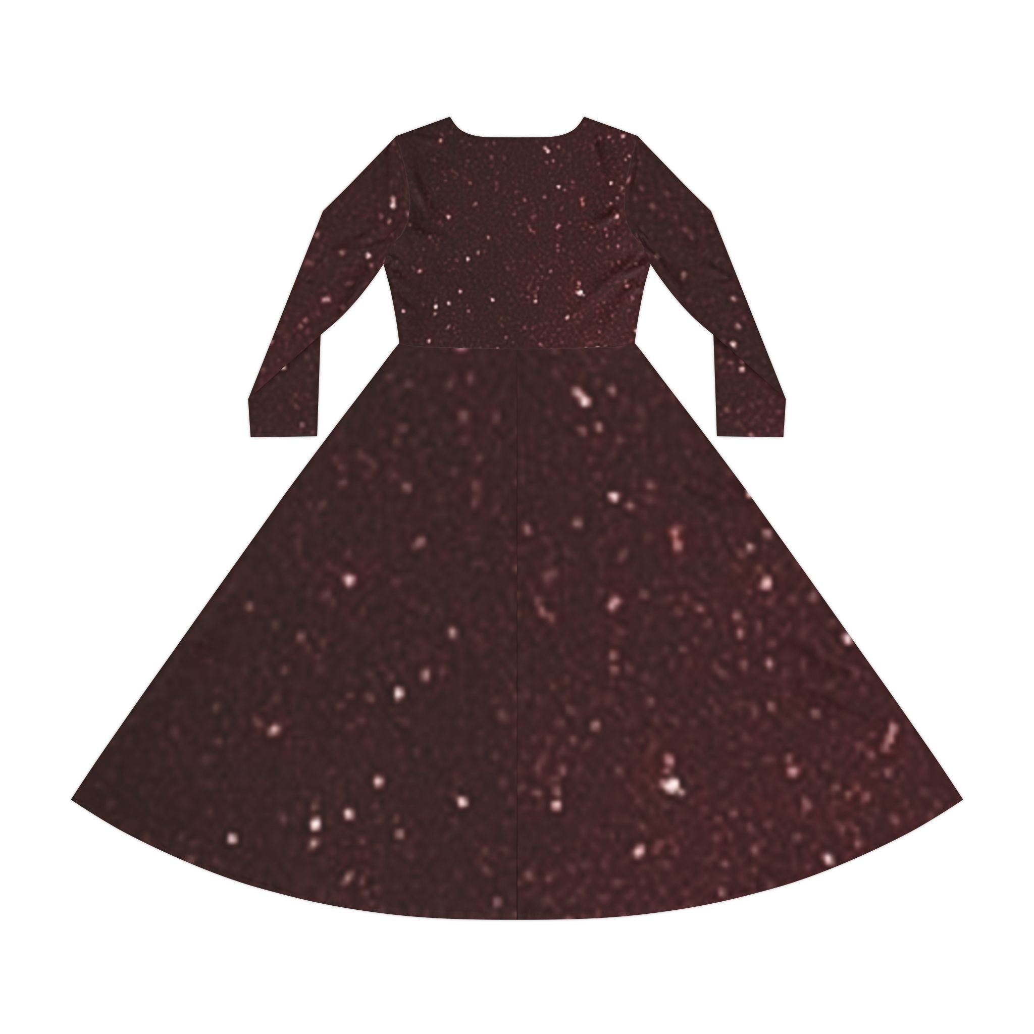 Sparkly Long Sleeve Dance Dress for Women, Elegant Party Dress, Holiday Outfit, Formal Wear, Magical Evening Dress, Dance Clothing