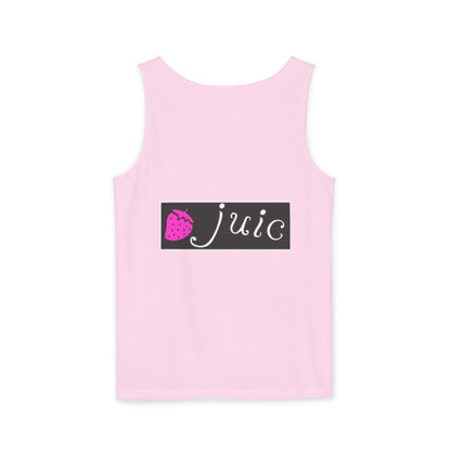 Juice-Themed Unisex Tank Top, Perfect for Summer Outings, Pool Parties, and Fruit Lovers