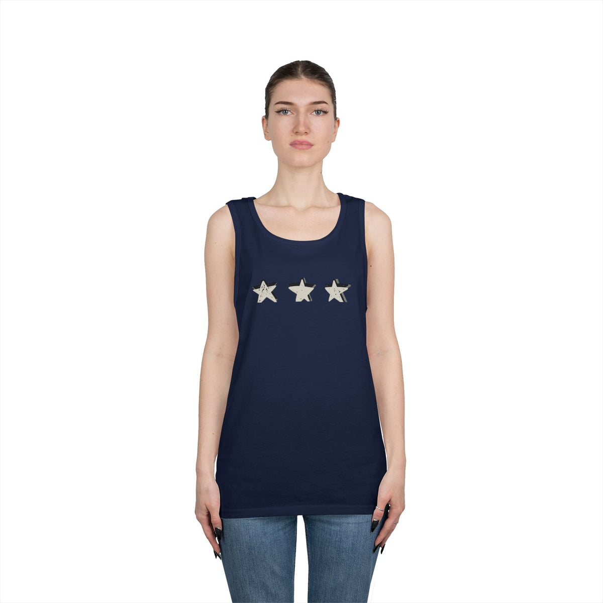 3 Star Heavy Cotton Tank Top