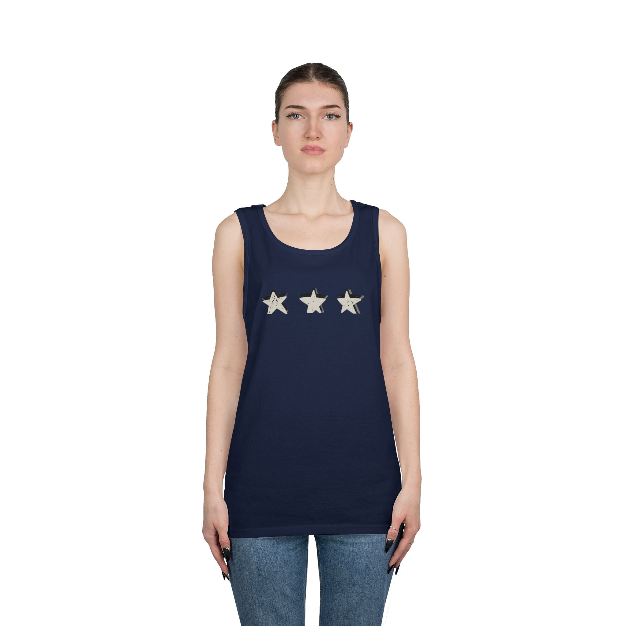3 Star Heavy Cotton Tank Top