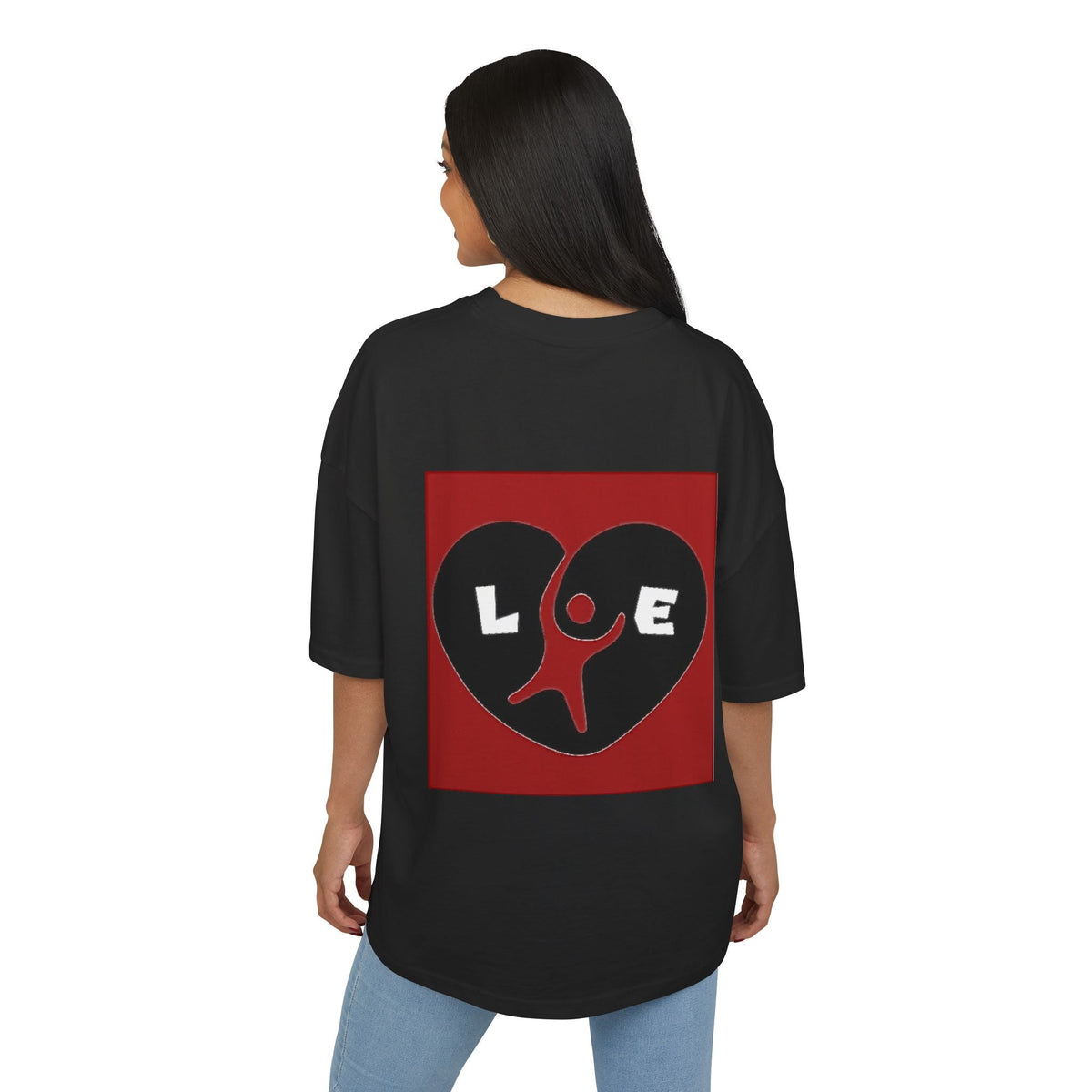 Love Heart Graphic Tee, Soft Cotton Unisex T-Shirt for Couples, Valentine's Day Gift, Casual Wear, Heart Design Tee Printify
