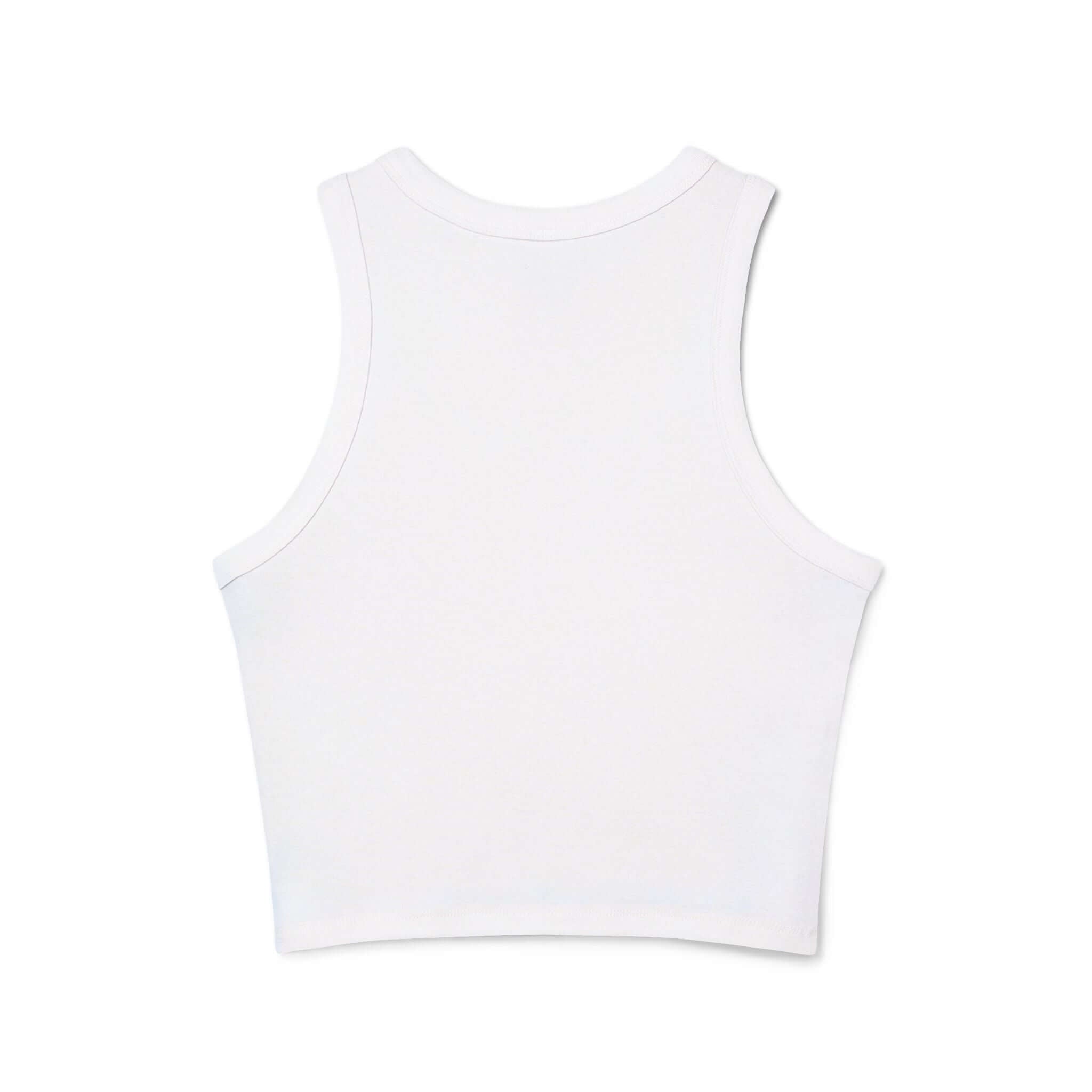 Tank Top Happy Holiday Women's Micro Rib Racer