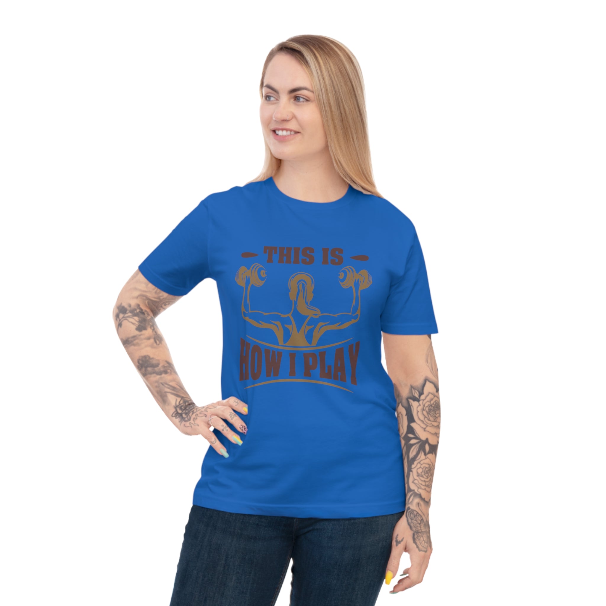 Rcnsons Unisex Classic Jersey 'Play' T-shirt