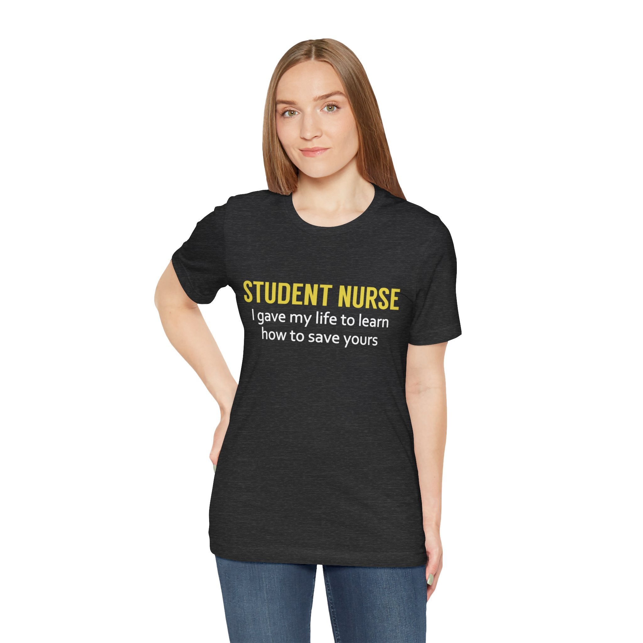Tee-shirt unisexe infirmière étudiante 