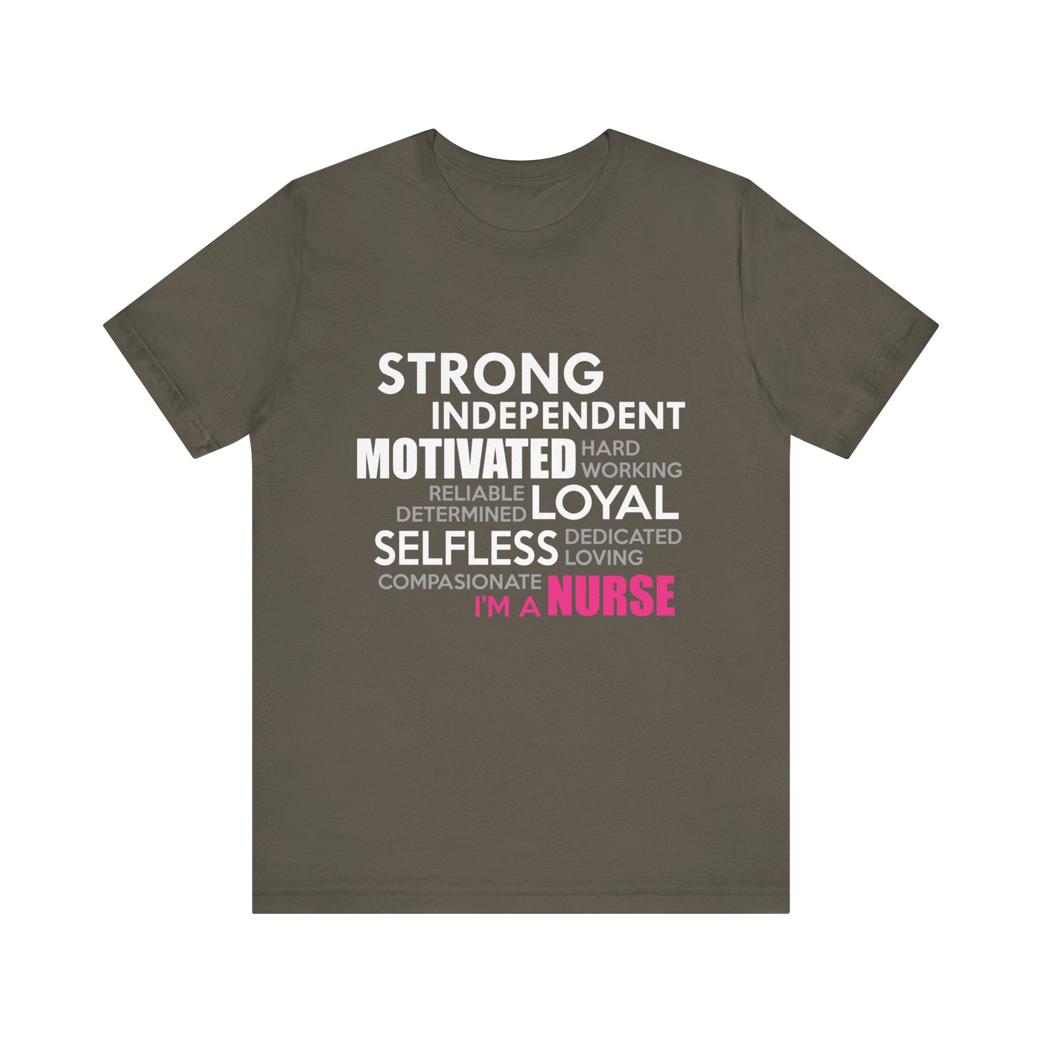 Tee-shirt unisexe fort indépendant, motivé, loyal et désintéressé 