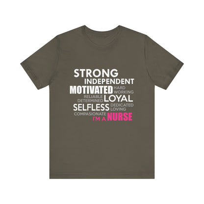 Strong Independent Motivated Loyal Selfless Unisex Tee