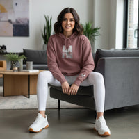 Pigment-Dyed Hoodie with Embroidery Unisex Printify