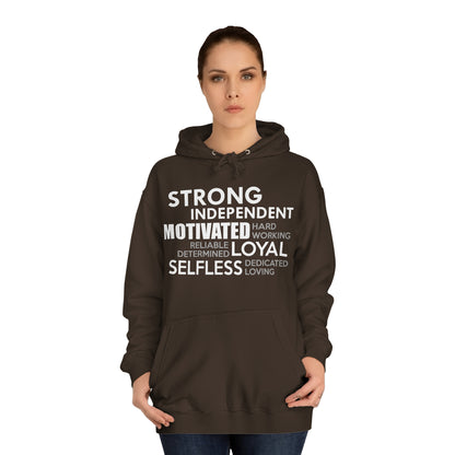 Strong Independent Motivated Unisex Hoodie
