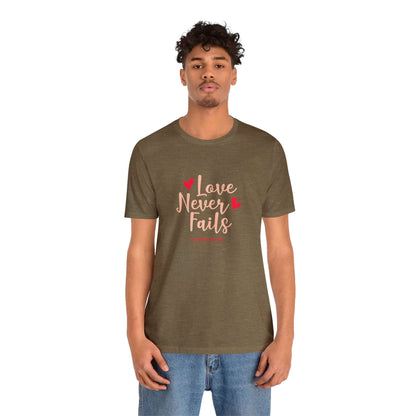 Love Never Fails Unisex Tee - RC’nSONS