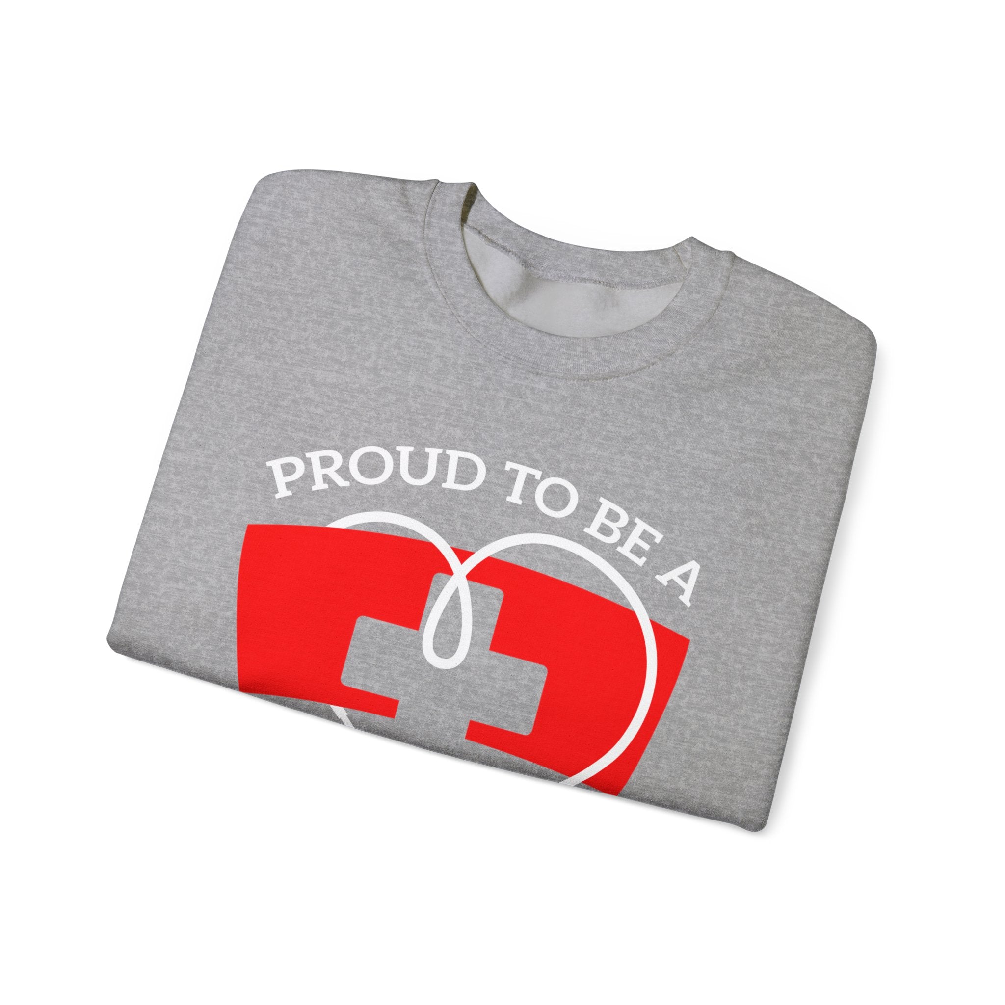 Fier d’être un sweat-shirt unisexe infirmière 
