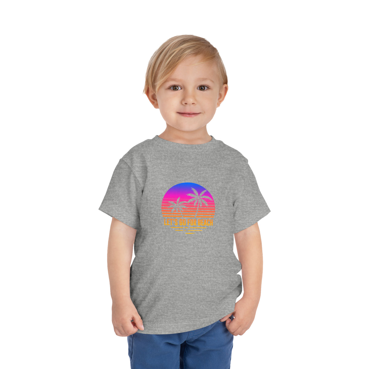 T-shirt Allons-y pour la plage pour tout-petit 