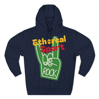 Fleece Hoodie - Ethereal Sport Rock Design