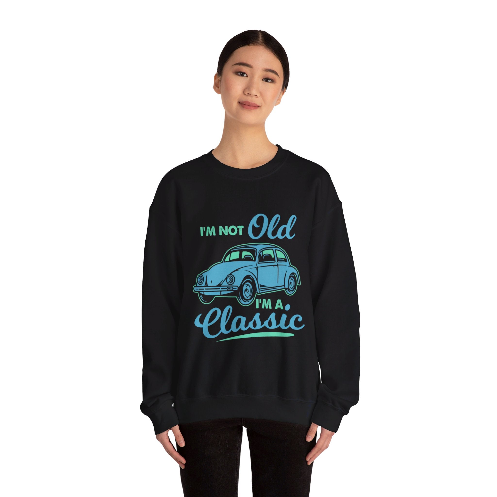 Je ne suis pas vieux, je suis un sweat-shirt unisexe classique 