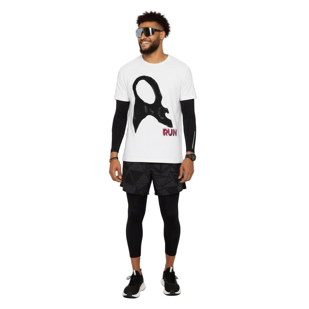 Men's Raglan T-Shirt with Frc Art Run Design Printify