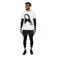 Men's Raglan T-Shirt with Frc Art Run Design Printify