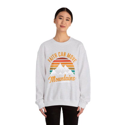 Faith Can Move Mountains Sweat-shirt unisexe 