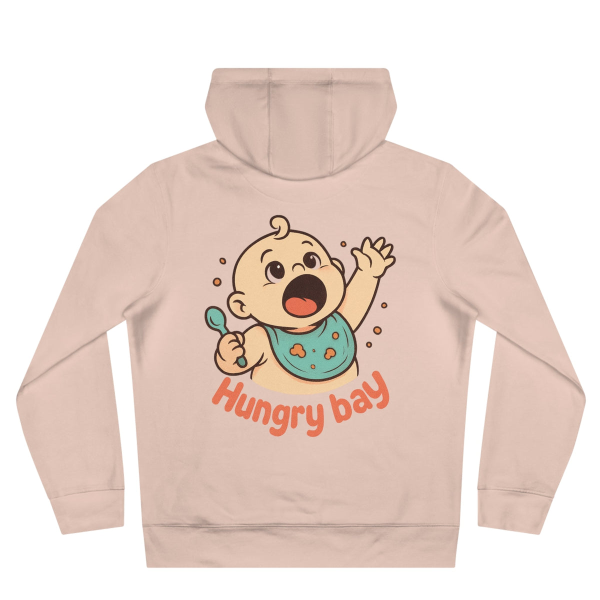 Cute Baby Feeding Hoodie Printify