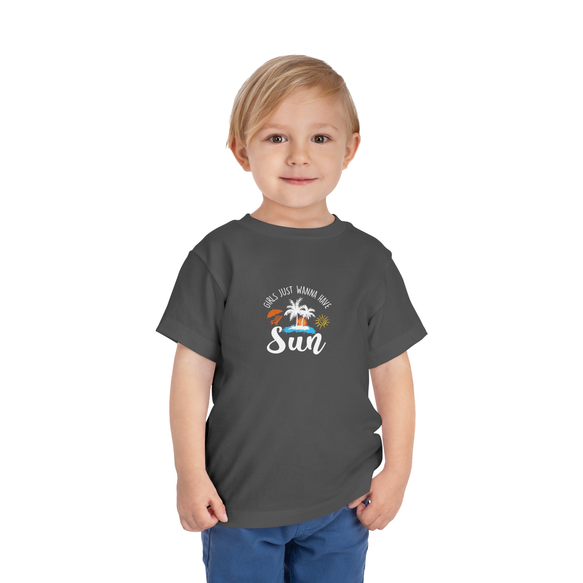 T-shirt pour tout-petits Les filles veulent juste avoir du soleil 