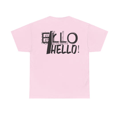 Hello Unisex Tee - Casual and Stylish Cotton T-Shirt for All Occasions
