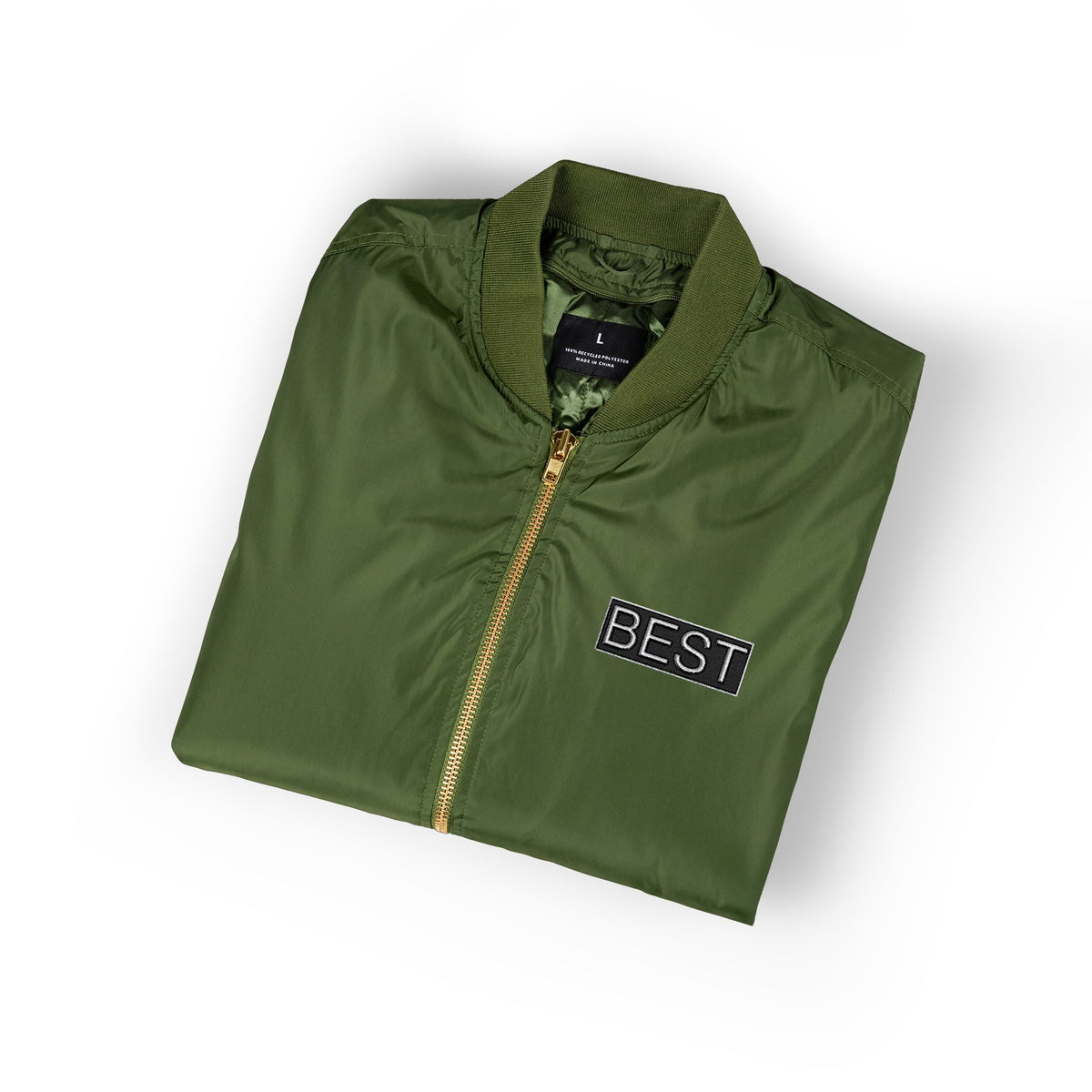 Eco-Friendly Recycled  Jacket with 'BEST' Embroidery