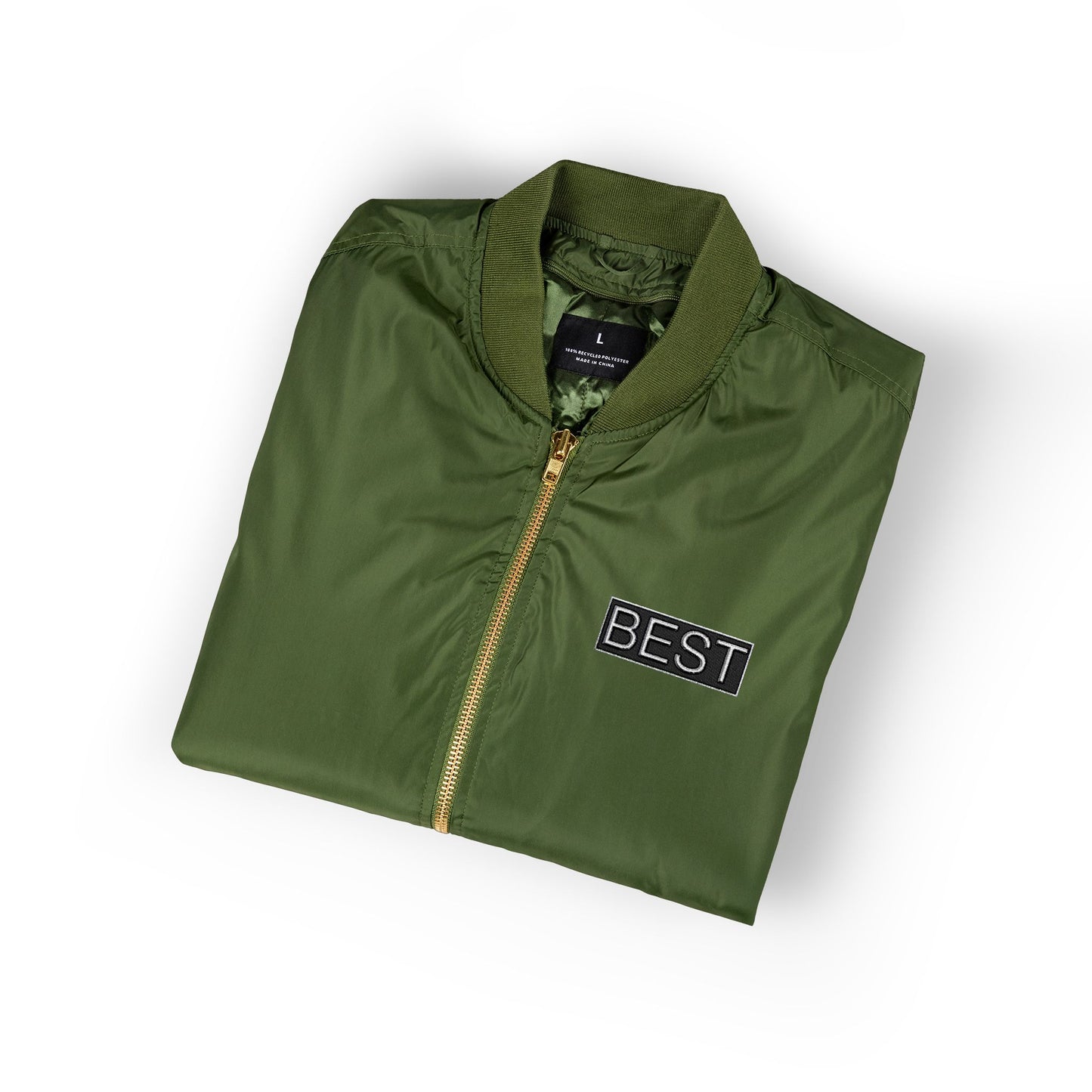 Eco-Friendly Recycled  Jacket with 'BEST' Embroidery