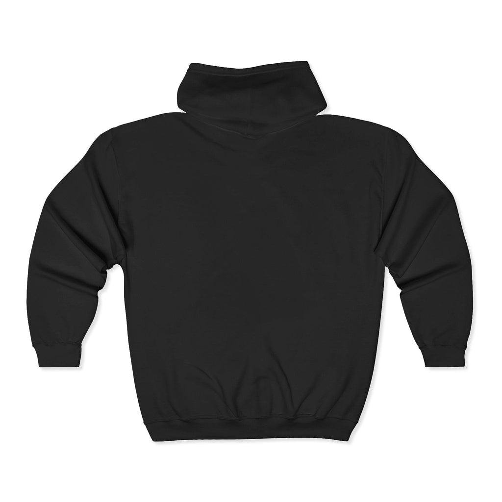 Paris-Themed Unisex Heavy Blend Full Zip Hooded Sweatshirt, Cozy Travel Hoodie, Gift for Explorers, Paris Souvenir, Urban Chic Style Printify