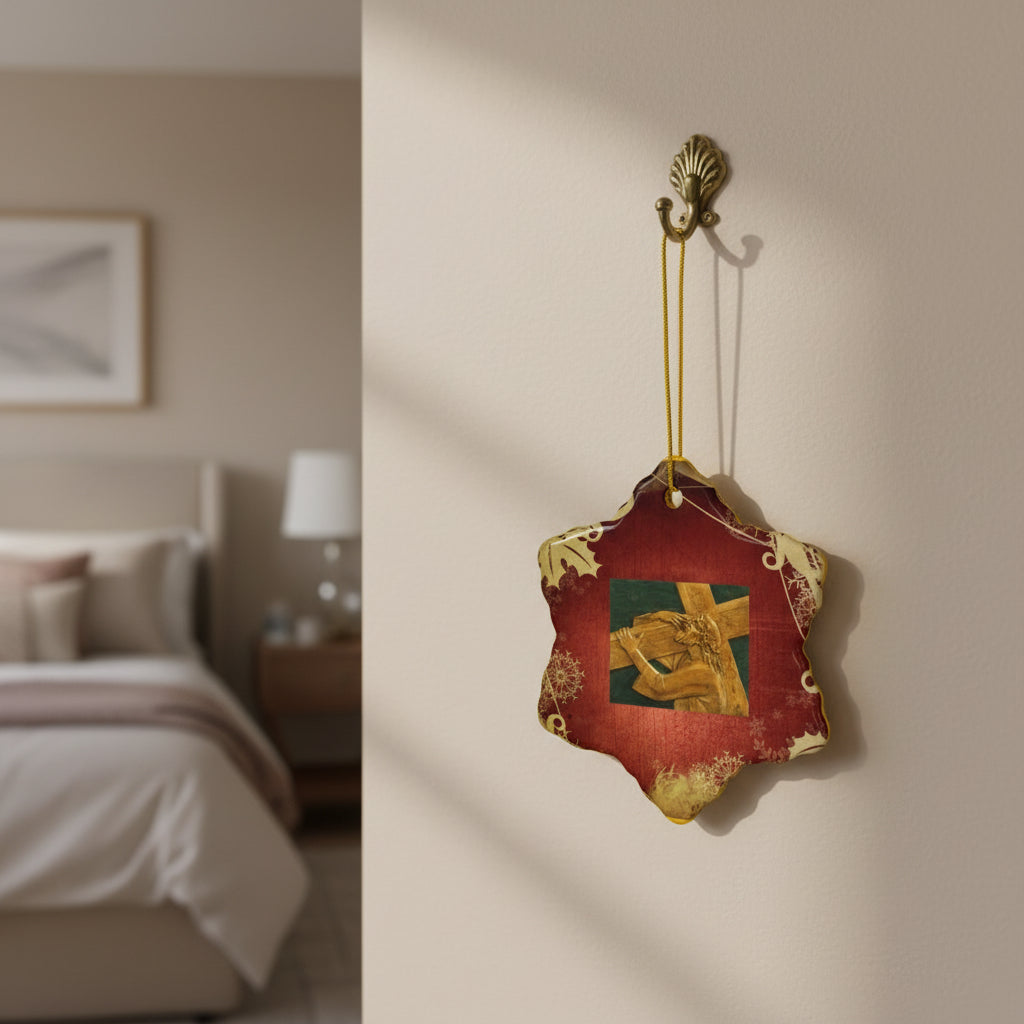 Ceramic Ornament - Happy Birthday Lord Printify