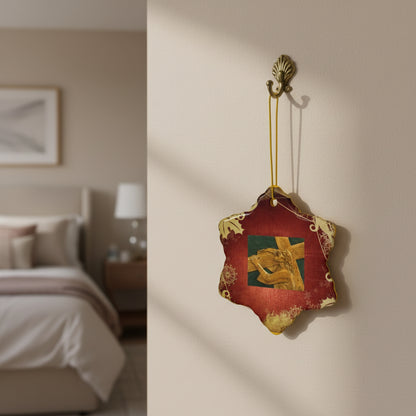 Ceramic Ornament - Happy Birthday Lord Printify