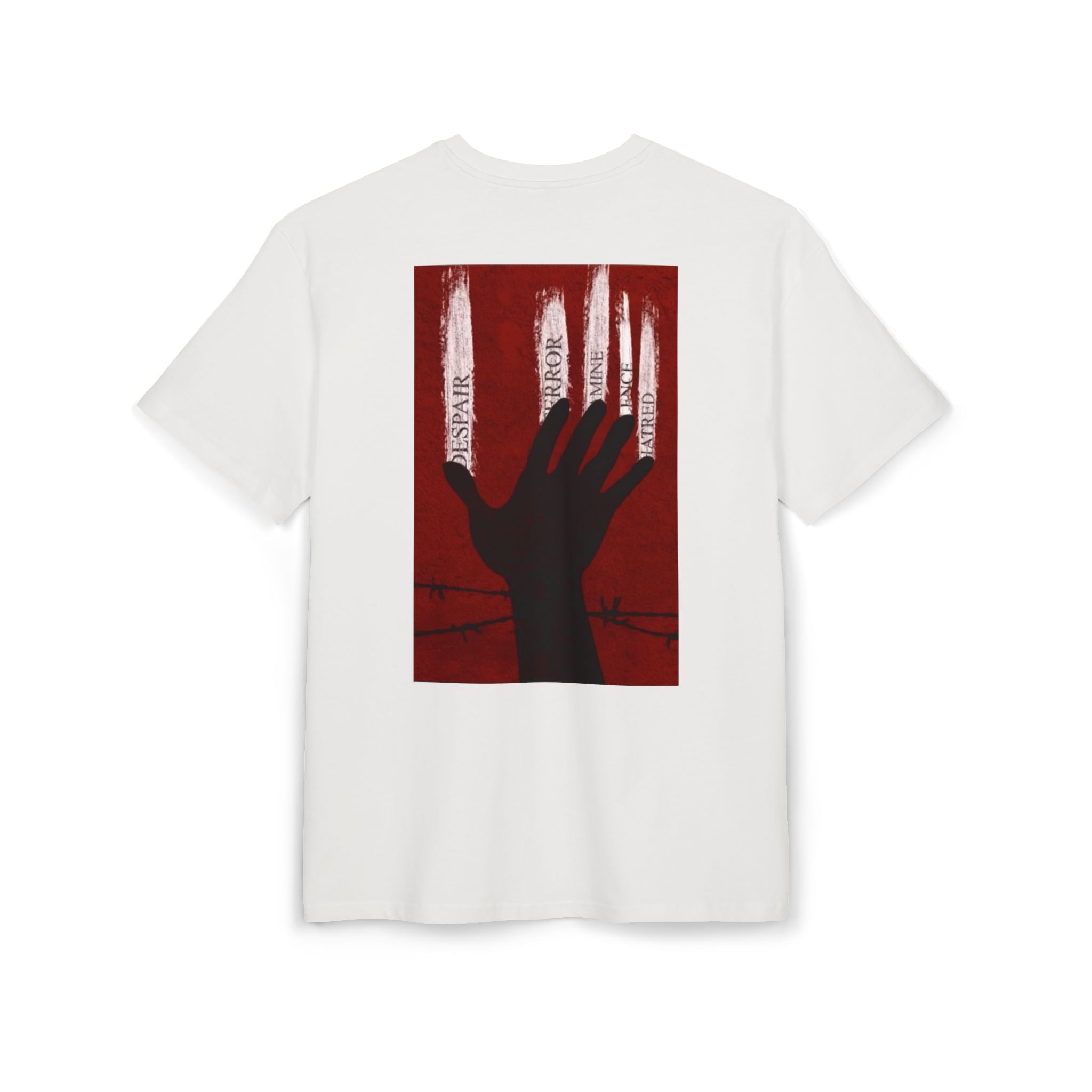 Bold Artistic Oversized Tee, Grunge Style Graphic Shirt, Unisex Urban Fashion, Statement Tee for Streetwear, Gift for Art Lovers Printify