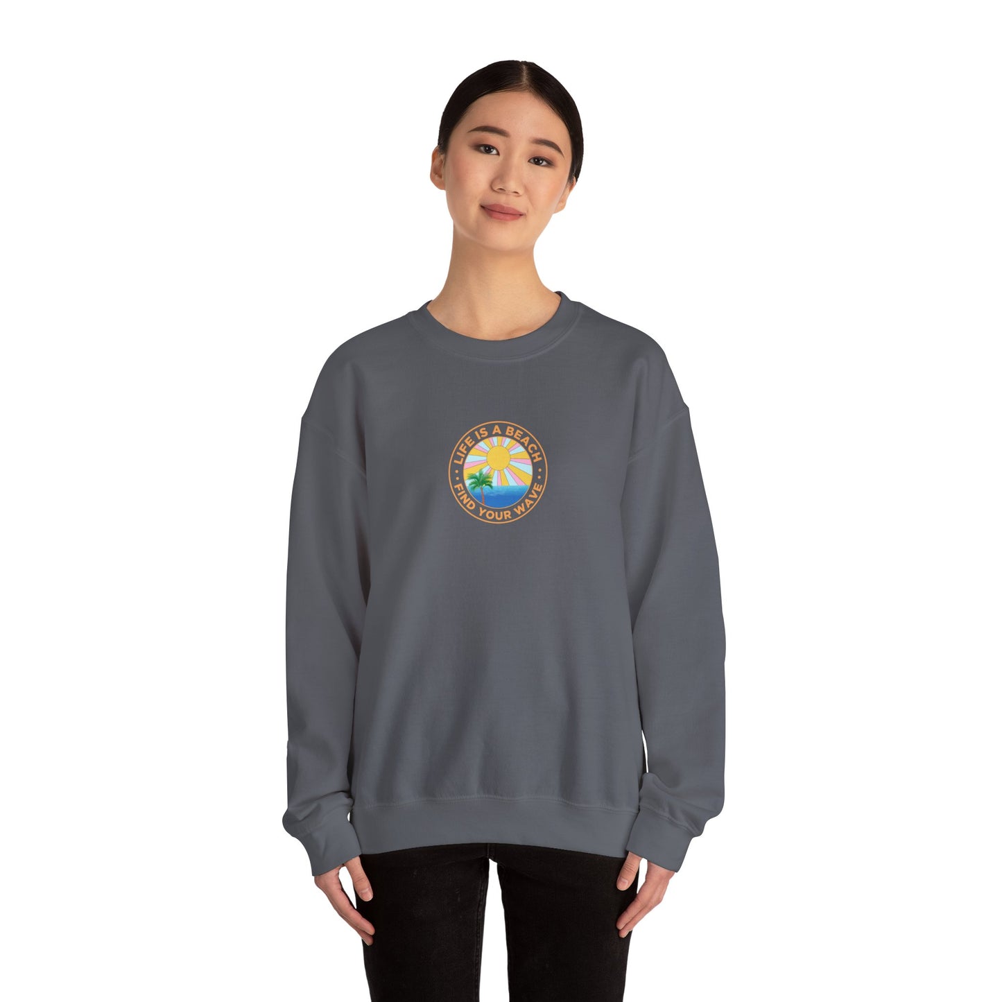 La vie est un sweat-shirt unisexe de plage 