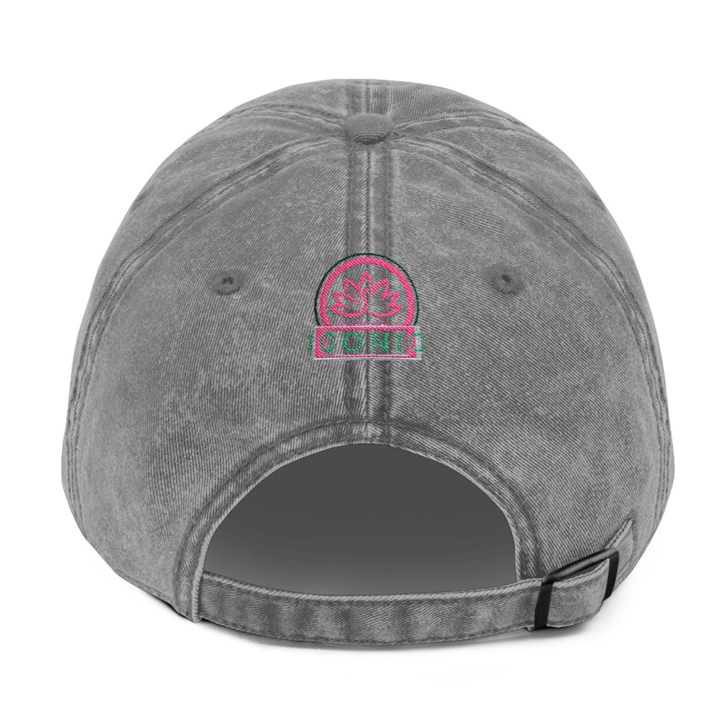 Vintage Embroidered Cap - Iconic Retro Style Headwear Printify
