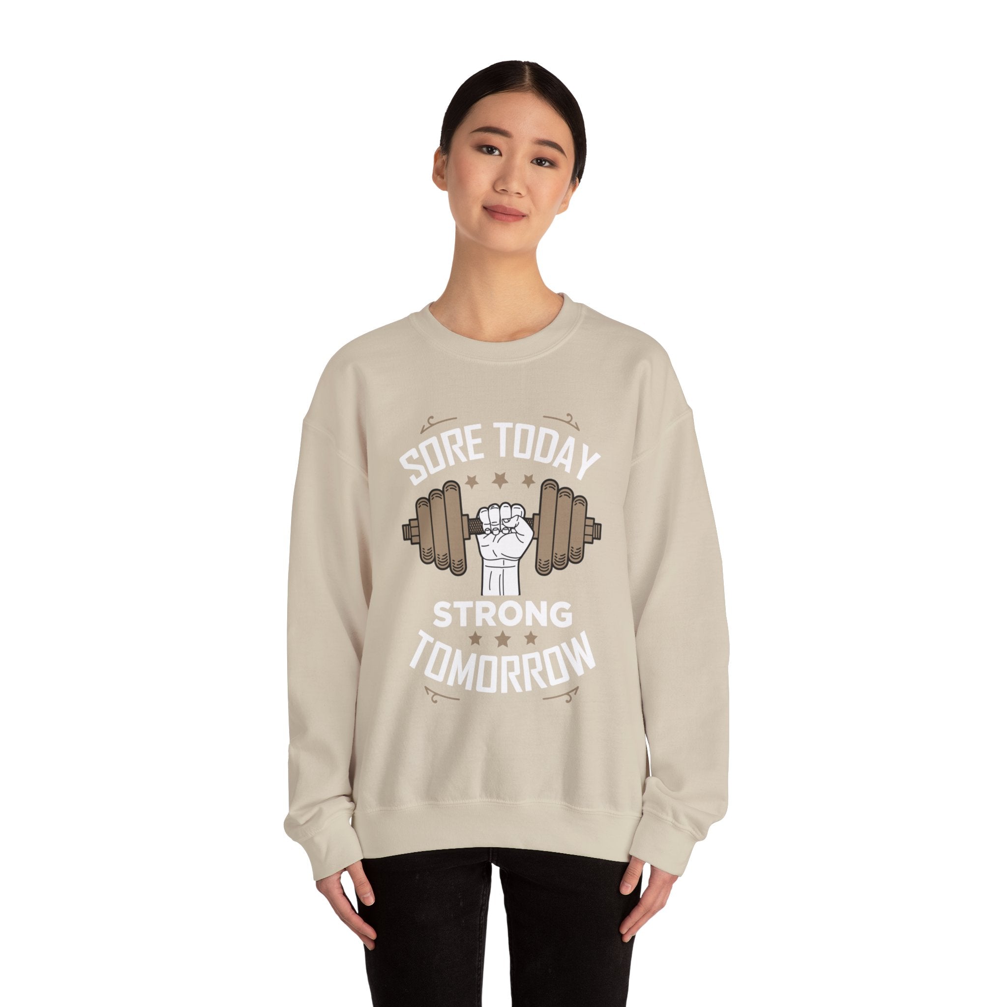 Sweat-shirt unisexe Sore Today Strong Tomorrow 