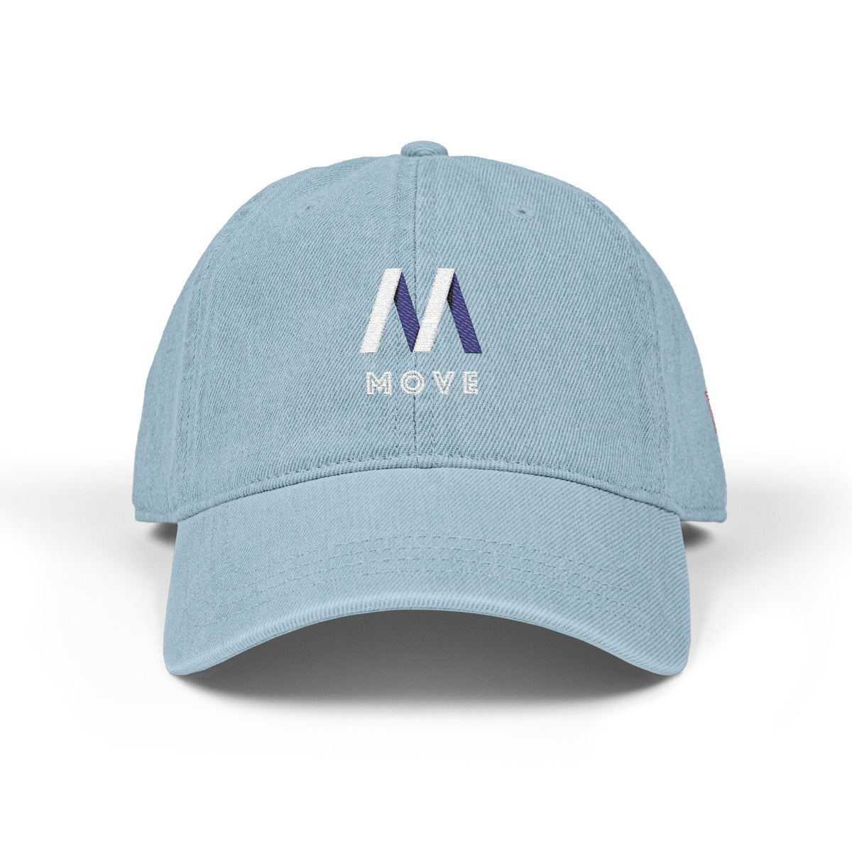 Embroidered Denim Hat - Move Design Printify