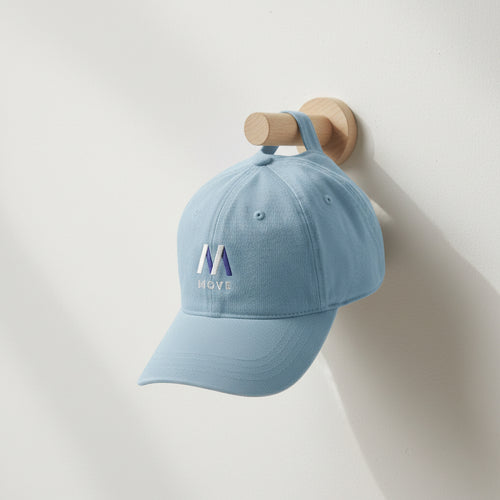 Embroidered Denim Hat - Move Design Printify