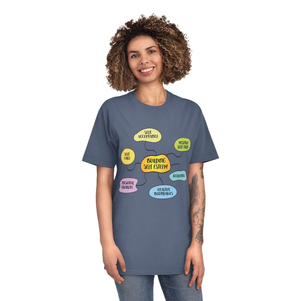 Faded Shirt - Building Self-Esteem Graphic Tee