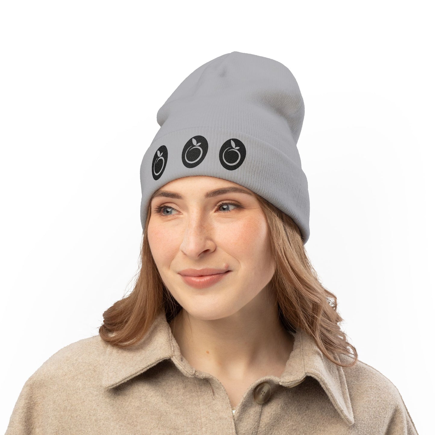 Cozy Embroidered Knit Beanie, Stylish Winter Hat, Customizable Beanie, Gift for Her, Fall Fashion Accessory, Casual Cap