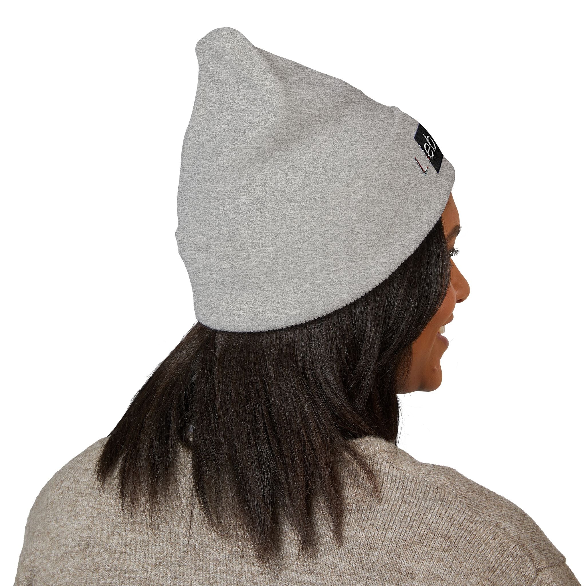 Beanie Hat with Lieb MaMaN Embroidery