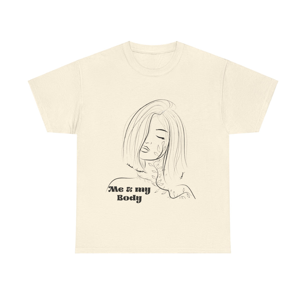 Unisex Faded Cotton Me my Body  Tee
