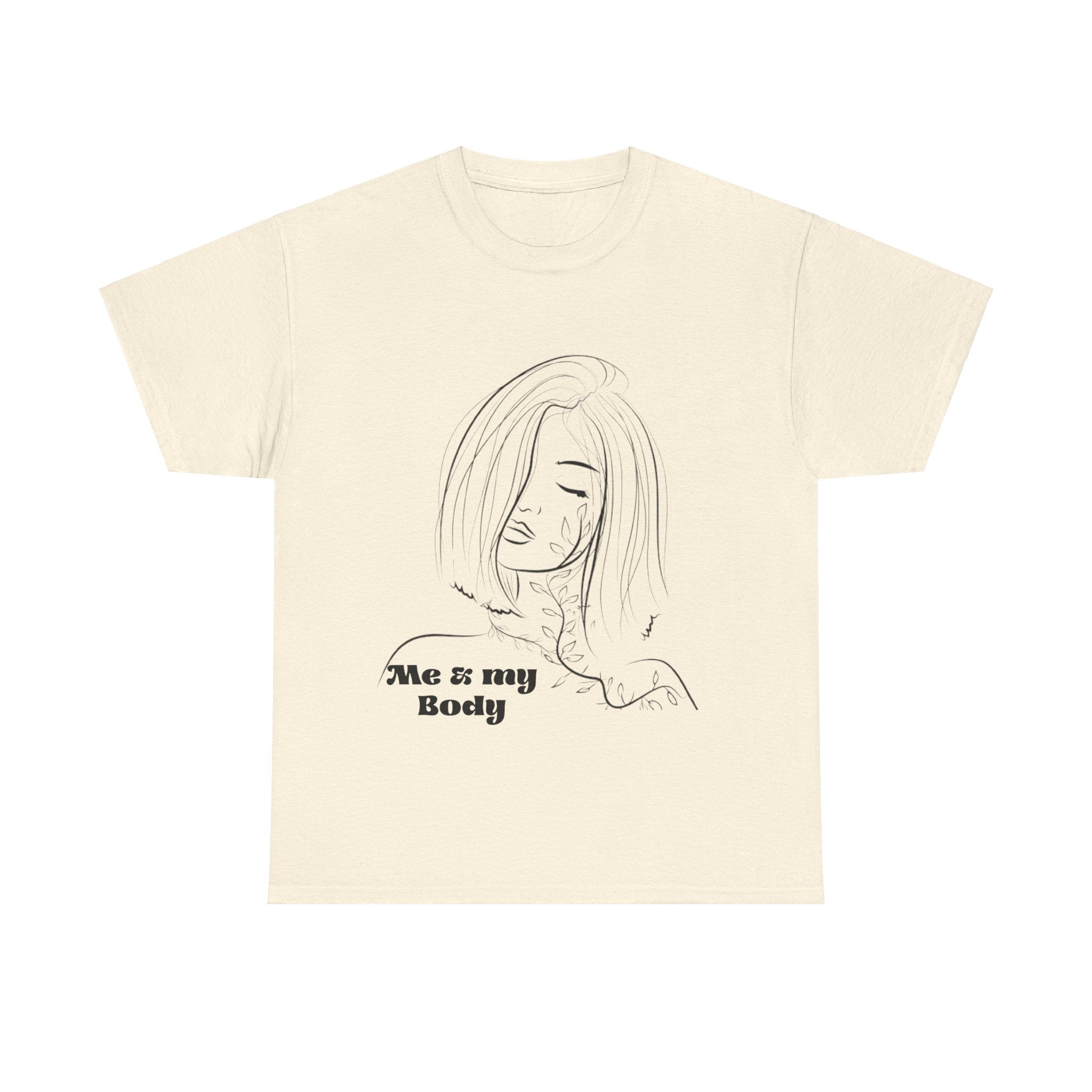 Unisex Faded Cotton Me my Body  Tee